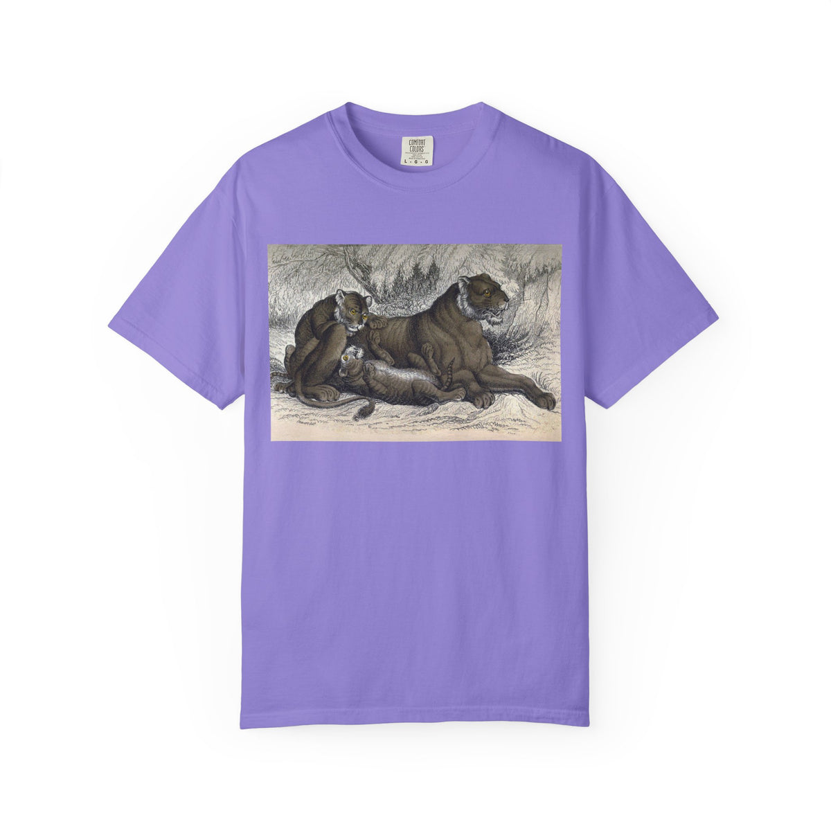 Art T-Shirt — Vintage Canine Illustration Graphic Tee