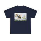 Butterfly Sky Graphic Tee — Vintage Butterflies Nature T‑Shirt